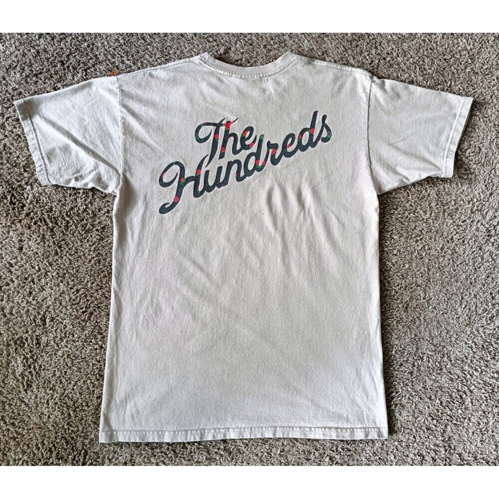 The Hundreds T-Shirt Men's Medium Tan Graphic Print Short Sleeve